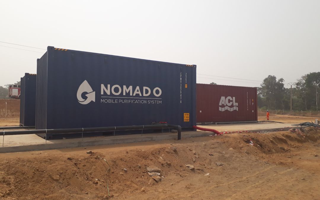 Unité de production d’eau potable pour chantier hydroélectrique au Cameroun
