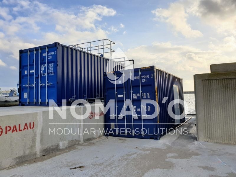 Unité de traitement des eaux de carénage du port de Sète