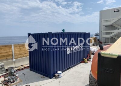 Station d’épuration pour projet d’urbanisation en mer